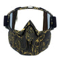Copper Flower Frame Mercury Piece Sleek Black Full-Face Snow Goggles with Mirror Lens - Ultimate Protection V888-ELOSUNG46665