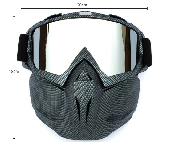 Copper Flower Frame Mercury Piece Sleek Black Full-Face Snow Goggles with Mirror Lens - Ultimate Protection V888-ELOSUNG46665