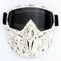 Teardrop Frame Gray Sheet Full-Face Snow Goggles with Mirror Lens - Ultimate Protection and Comfort V888-ELOSUNG46666