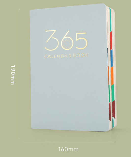 Green 2026 Daily Planner & 365 Days Calendar Book | Professional Time Management Organizer | Work Efficiency V888-ELOSUNG46684