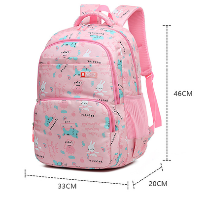 Purple Premium Large Capacity Cute Cartoon Student Backpack | Multi-Layered Casual School Bag | Ergonomic V888-ELOSUNG46722