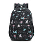 Black Premium Large Capacity Cute Cartoon Student Backpack | Multi-Layered Casual School Bag | Ergonomic V888-ELOSUNG46724