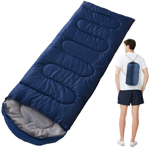 Navy-blue 0.7kg Ultra-Lightweight Compact Sleeping Bag | Portable Outdoor Camping & Travel Gear | Breathable V888-ELOSUNG46732