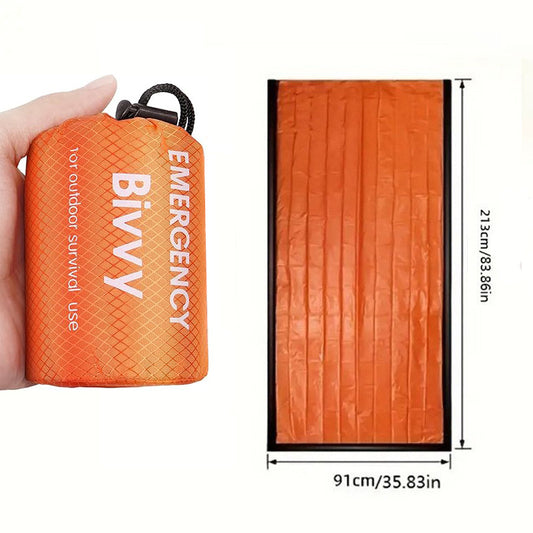 Green 2-Pack Emergency Thermal Bivvy Sleeping Bag | High-Efficiency Heat Retention Survival Sack | Waterproof V888-ELOSUNG46740