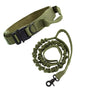 L Green Hands-Free Dog Leash with Adjustable Waist Belt - Shock Absorbing Bungee Lead V888-ELOSUNG46760