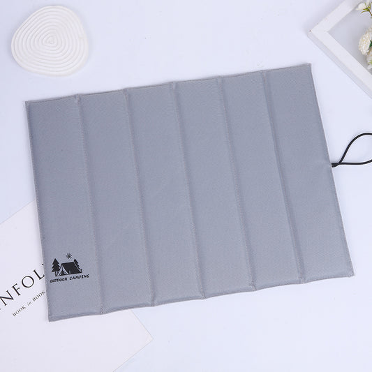 3 PCS Grey Portable Outdoor Folding Seat Cushion - 42cm x 32cm for Camping and Hiking V888-ELOSUNG46768