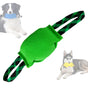 Green Durable Dog Tug Toy with 2 Handles - Interactive Bite Pillow for Training & Tug of War V888-ELOSUNG46815
