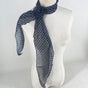 2 Pcs Black Fruit Pattern Rose Flower Thin Scarf - Elegant and Versatile Neck Wrap for Women V888-ELOSUNG47038
