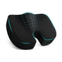 Black Memory Foam Seat Cushion - Ergonomic Support for Office, Car, Wheelchair, and Home Use V888-ELOSUNG47040