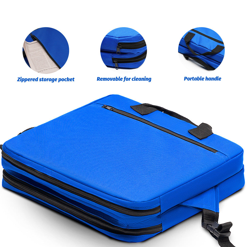 Black Portable Foldable Outdoor Seat - Multi-Functional Stadium & Boat Chair with Carry Handle V888-ELOSUNG47062