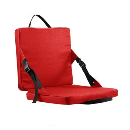 Red Portable Foldable Outdoor Seat - Multi-Functional Stadium & Boat Chair with Carry Handle V888-ELOSUNG47063