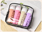 Combination A Travel silicone refillable water bottle set - multi-functional soft-press dispenser with brush V888-ELOSUNG47076