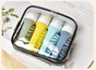 Combination B Travel silicone refillable water bottle set - multi-functional soft-press dispenser with brush V888-ELOSUNG47077