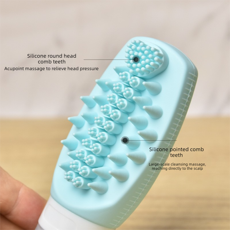 Combination B Travel silicone refillable water bottle set - multi-functional soft-press dispenser with brush V888-ELOSUNG47077