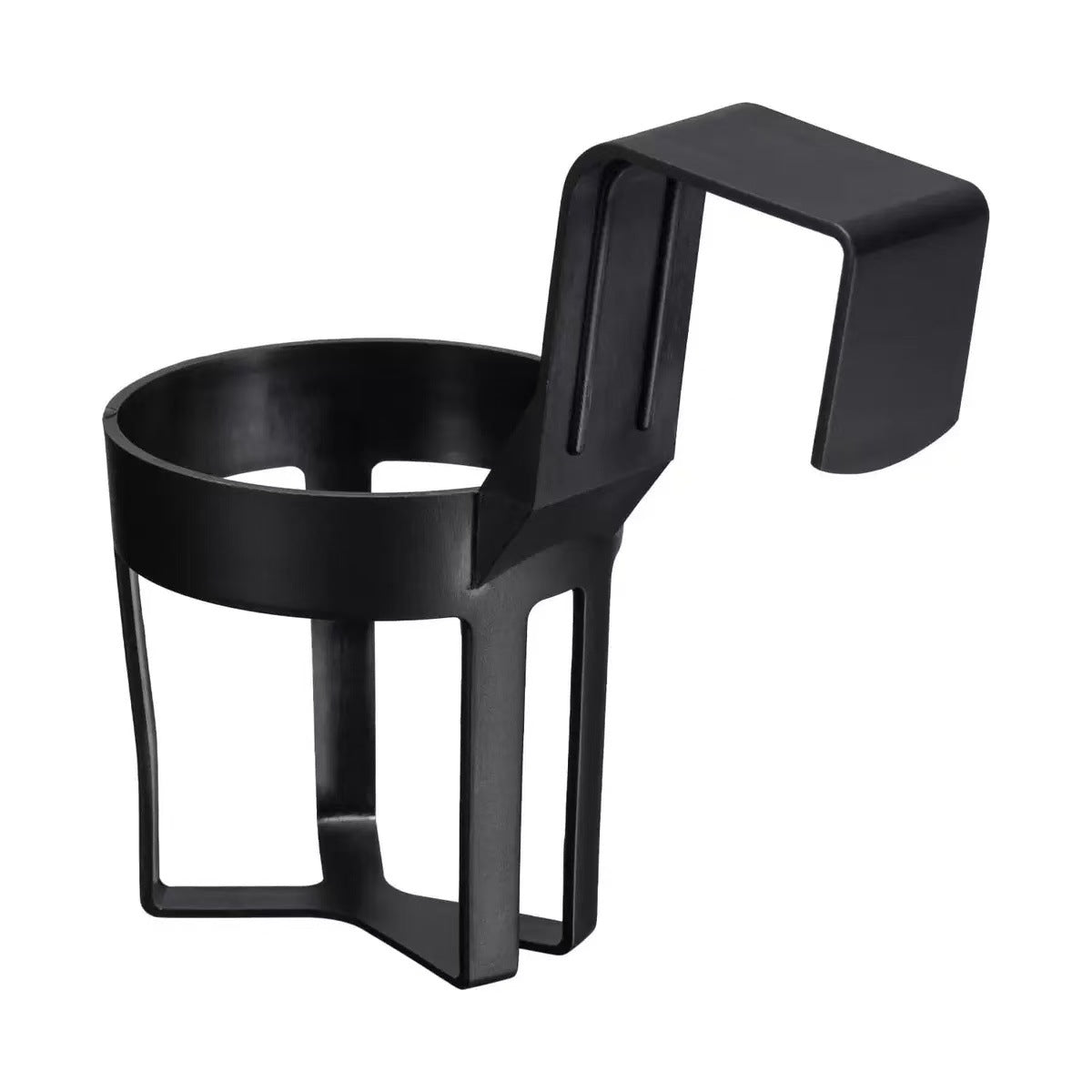 Black Car Cup Holder - Universal Vehicle Drink Organizer, Portable Beverage Rack (Set of 4) V888-ELOSUNG47099