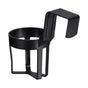 Black Car Cup Holder - Universal Vehicle Drink Organizer, Portable Beverage Rack (Set of 4) V888-ELOSUNG47099