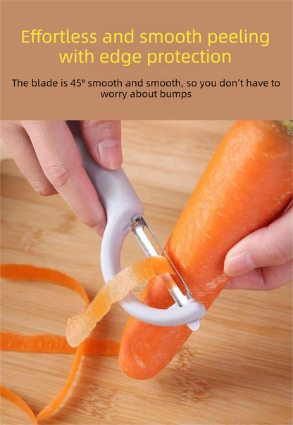 2 Pcs Green Multi-Functional Vegetable & Fruit Peeler - Stainless Steel Blade with Ergonomic PP Handle (60g) V888-ELOSUNG47120