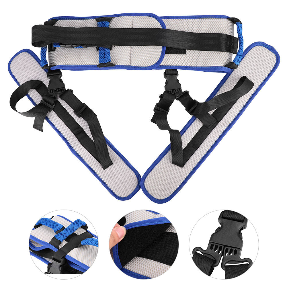 Size S Blue Rehabilitation Support Waist Belt - Gait Assistance & Transfer Aid for Elderly, Post-Stroke, and V888-ELOSUNG47144