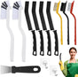 Set B Multi-Use Heavy-Duty Cleaning Brush Set - 12-Piece Hard Bristle Tool Kit for Kitchen, Bathroom & Tight V888-ELOSUNG47193