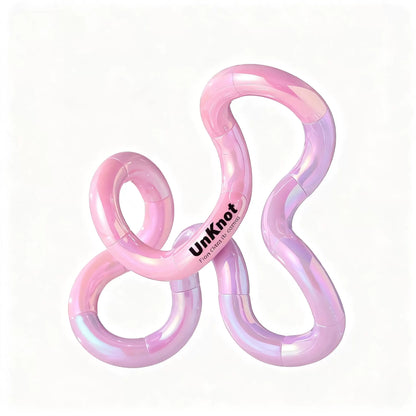 Purple Thermochromic Twist Toy - Sensory Stress-Relief Fidget Tool (TPU + Thermochromic Gel) V888-ELOSUNG47200