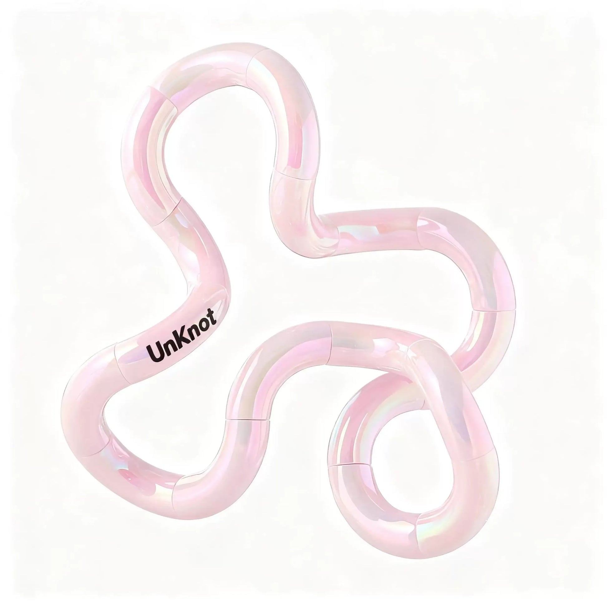 Light Green Thermochromic Twist Toy - Sensory Stress-Relief Fidget Tool (TPU + Thermochromic Gel) V888-ELOSUNG47202