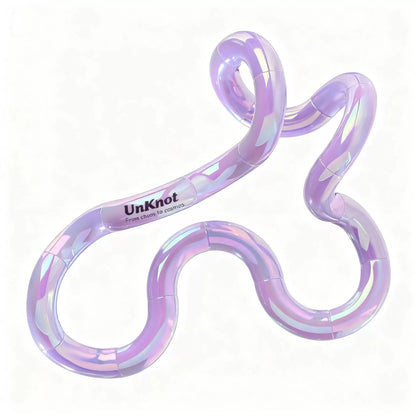 Yellow Thermochromic Twist Toy - Sensory Stress-Relief Fidget Tool (TPU + Thermochromic Gel) V888-ELOSUNG47203