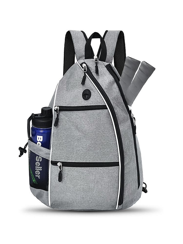 Grey Pickleball Multi-Sport Backpack - Oxford Fabric, Dual-Carry, Smart-Organized V888-ELOSUNG47209