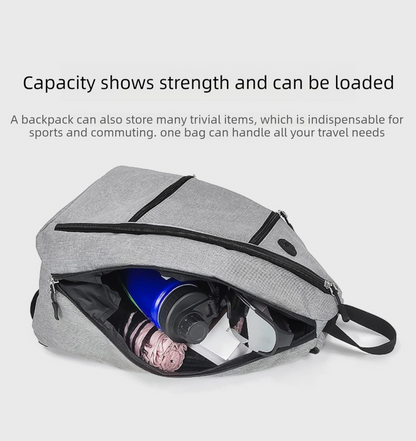 Grey Pickleball Multi-Sport Backpack - Oxford Fabric, Dual-Carry, Smart-Organized V888-ELOSUNG47209