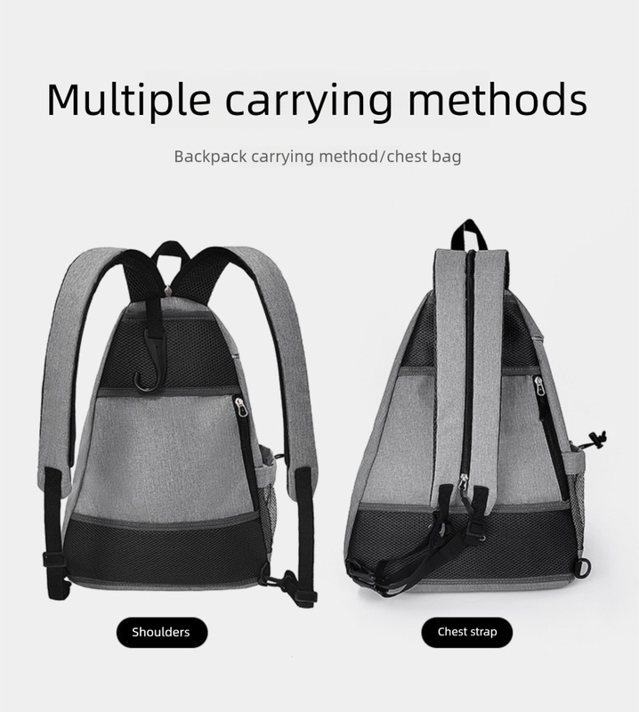 Beige Pickleball Multi-Sport Backpack - Oxford Fabric, Dual-Carry, Smart-Organized V888-ELOSUNG47210