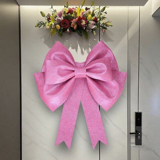 Pink EVA Glitter Bow Decoration DIY Kit - 75cm x 100cm DIY Party & Event Backdrop Bow for Valentine's Day, V888-ELOSUNG47258