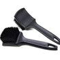 Black Car Tire & Detailing Brush - 2-Pack Stiff Bristle Scrubber for Wheels, Mats, and Upholstery V888-ELOSUNG47284
