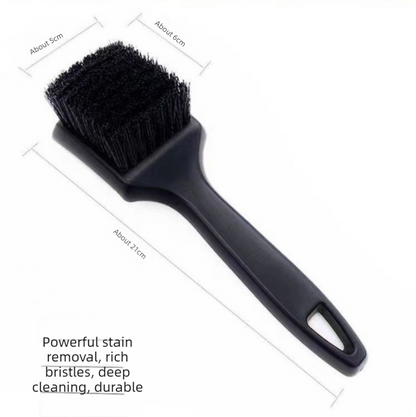 Blue Car Tire & Detailing Brush - 2-Pack Stiff Bristle Scrubber for Wheels, Mats, and Upholstery V888-ELOSUNG47285