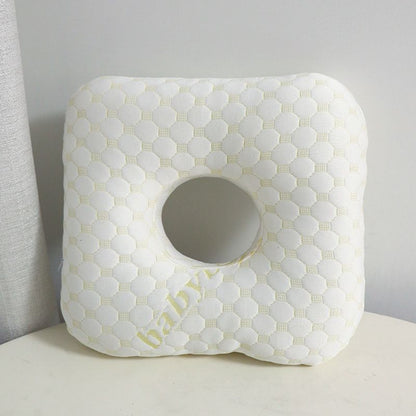 Light Gold Ear Piercing Pillow - Soft Side Sleeper Cushion with Hollow Center for Pressure Relief, V888-ELOSUNG47294