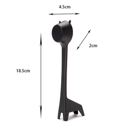 Giraffe-Shaped Coffee Scoop Set of 10 in Black ABS Plastic for Precise Coffee Grounds Measurement V888-ELOSUNG48014