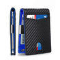 Black and blue 12-Card Slot Men's Wallet with RFID Protection - Slim, Durable, and Secure Bifold Wallet V888-ELOSUNG48036
