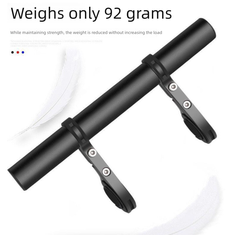Red 30cm Aluminum Bicycle Handlebar Extension Bracket - Multi-Functional Mount for Bike Accessories V888-ELOSUNG48038
