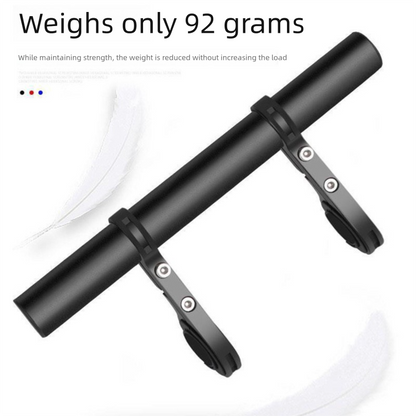 Red 30cm Aluminum Bicycle Handlebar Extension Bracket - Multi-Functional Mount for Bike Accessories V888-ELOSUNG48038