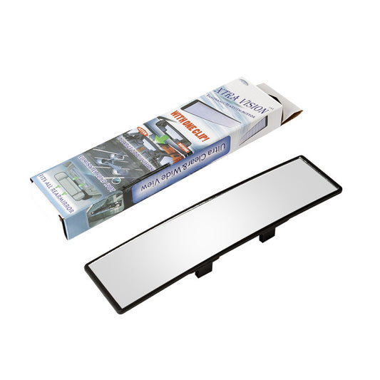 Wide-View Curved Interior Rearview Mirror - Anti-Glare, Anti-Fog, Easy Clip-On Installation V888-ELOSUNG48041
