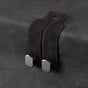 Black 4-Pack Car Seat Back Hooks - Hidden Suede Leather with Metal Hooks for Storage and Phone Stand V888-ELOSUNG48042