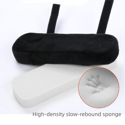 Wine red 2-Pack Chair Armrest Pad - Memory Foam Elbow Support Cushion for Office and Home Chairs V888-ELOSUNG48055