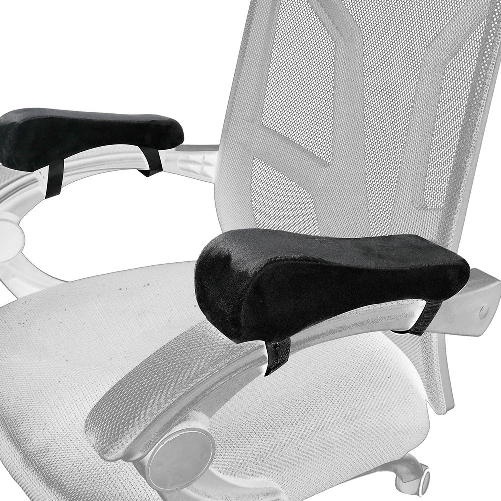 Dark blue 2-Pack Chair Armrest Pad - Memory Foam Elbow Support Cushion for Office and Home Chairs V888-ELOSUNG48056
