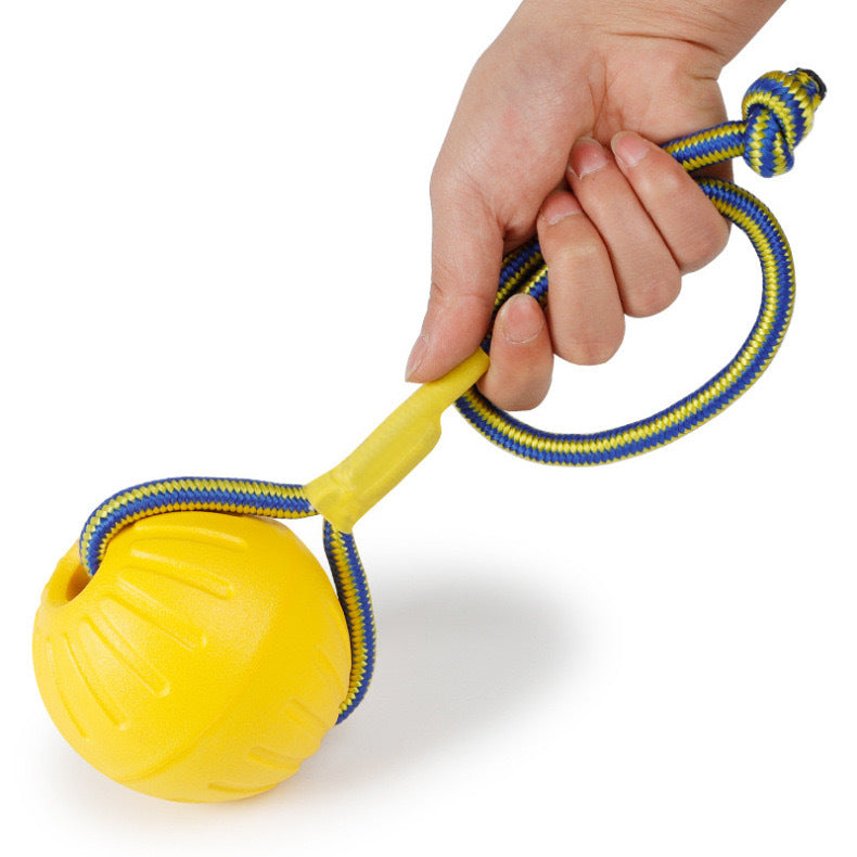 EVA Dog Toy Set - 4-Piece Interactive Play Kit for Large Dogs with Floating Disc, Pull Ring, Chew Ball & Tug V888-ELOSUNG48081