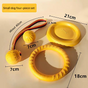 EVA Dog Toy Set - 4-Piece Interactive Play Kit for Small Dogs with Floating Disc, Pull Ring, Chew Ball & Tug V888-ELOSUNG48082