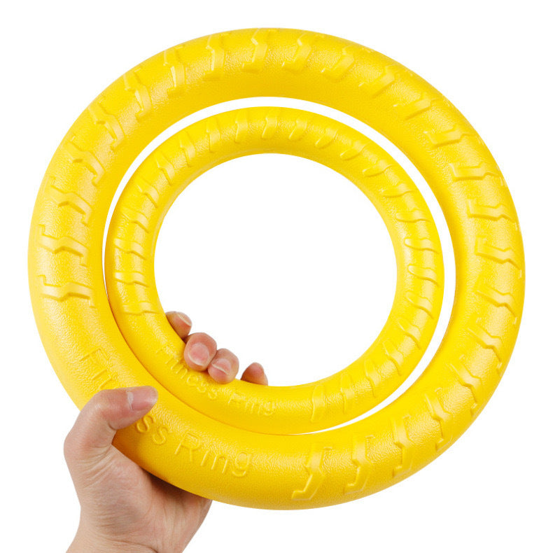 EVA Dog Toy Set - 4-Piece Interactive Play Kit for Small Dogs with Floating Disc, Pull Ring, Chew Ball & Tug V888-ELOSUNG48082