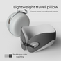 Double gray Memory Foam U-Shaped Travel Neck Pillow - Ergonomic Support for Airplane, Car, and Office Use V888-ELOSUNG48104