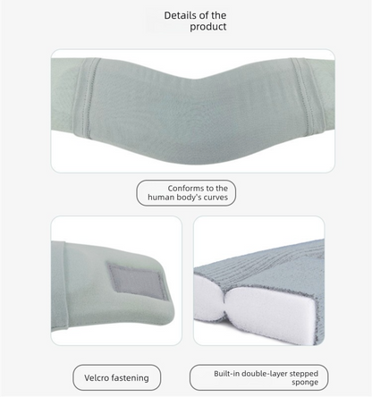 Removable Neck Support Brace - Lightweight Cervical Collar with Breathable Design for Posture Correction and V888-ELOSUNG48112