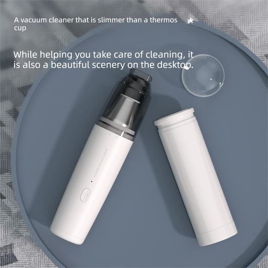 Black Portable Wireless Vacuum Cleaner - High-Suction, Dual-Function (Suck & Blow), Type-C Charging, HEPA V888-ELOSUNG48120
