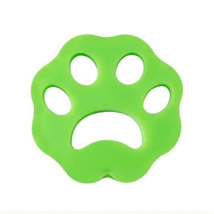 Floral green 10-Pack Reusable Silicone Cat Paw Lint Remover for Clothes and Laundry, Double-Sided Sticky V888-ELOSUNG48130
