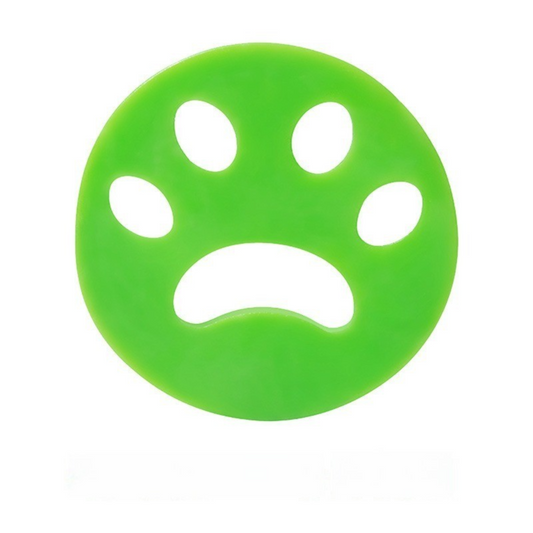 Circular Green 10-Pack Reusable Silicone Cat Paw Lint Remover for Clothes and Laundry, Double-Sided Sticky V888-ELOSUNG48131