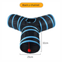 Black Y-shaped connector Cat Tunnel Play Set with Collapsible Design, Interactive Ball & Durable Fabric - V888-ELOSUNG48143